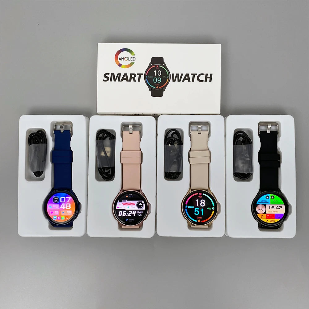 ZW60 1.43 Inch TFT Touch Screen Android Smart Watch Newest Model with Heart Rate Monitor GPS Navigation Compass IP67 Waterproof