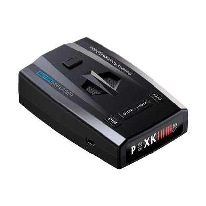 New-Tech 360 Degree Full-Band Car GPS Radar Detector Black Auto Detector with Voice Alert Speed Control Single Lens