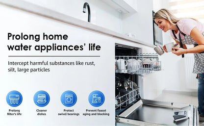 ALTHY PRE-AUTO2 Automatic Flushing Backwash Prefilter Spin Down Sediment Water Filter Central Whole House Purifier System