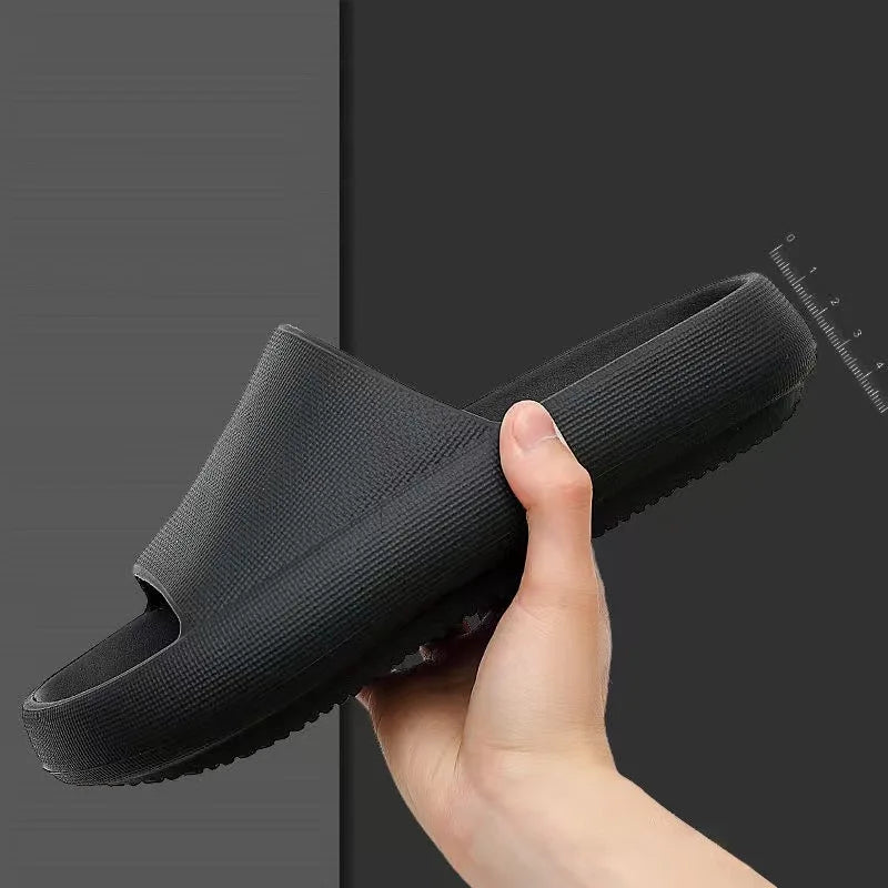 Hot Best Selling Products 2026 Women Thick Platform Summer Indoor Beach Pillow Slides House Cushion Cloud slippers Custom Logo