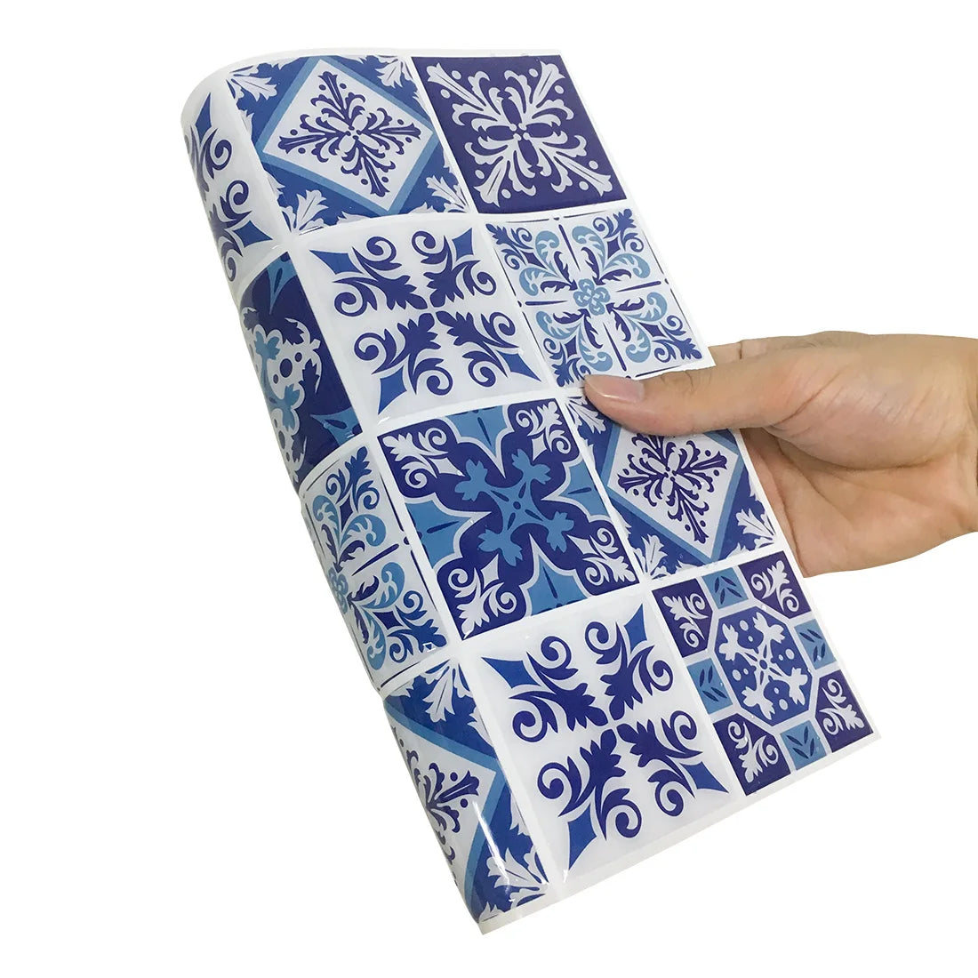 Promotion 3D Self-Adhesive PVC Wall Panel Modern Design Morocco Tile Sticker Waterproof and Fireproof
