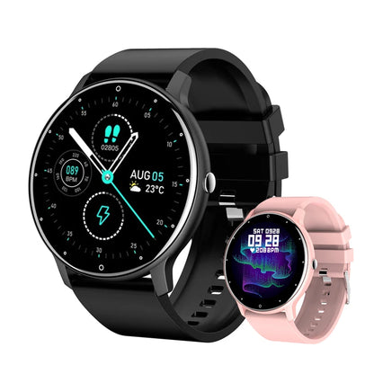 2024 Touch Screen Sports Smartwatch IP67 Waterproof Activity Fitness Tracker Smart Watch for Men Women Android iPhone