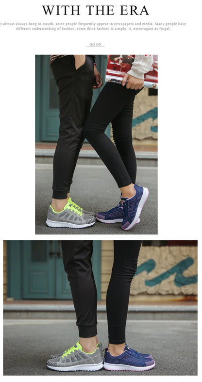 2026 NEW KJ 2024 Fashion Breathable Mesh Walking Vulcanized Shoes Women's White Sports Shoes Women's Tennis Women's Fitness