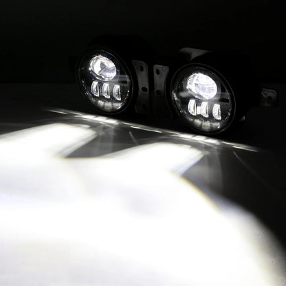 1 Pair LED Fog Lights for Jeep Wrangler JL 2018-2023 Driving Passing Lights Headlight 12V 6000K IP67 Waterproof