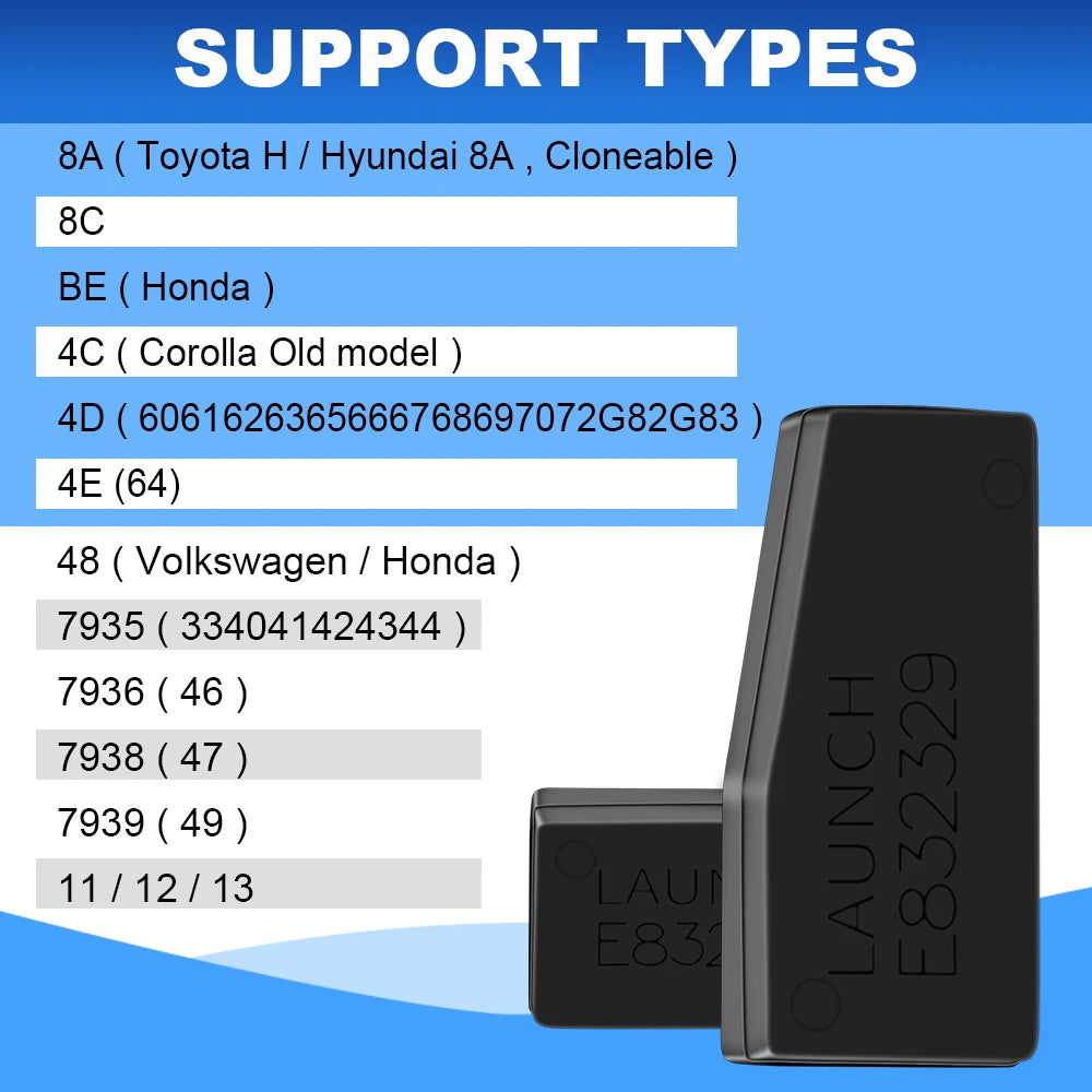 LAUNCH remote maker X431 key programming equipment with 4 universal remotes 1 super chip immobilizer tool IMMO compatible