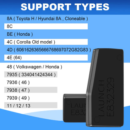 LAUNCH remote maker X431 key programming equipment with 4 universal remotes 1 super chip immobilizer tool IMMO compatible