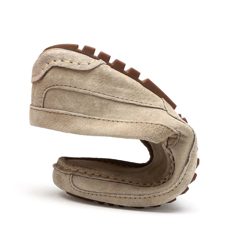 Suede Leather Man Loafers Luxury 2021 Casual Shoes For Men Boat Shoes Handmade Men Slipon Driving Shoes Male Moccasins Zapatos99