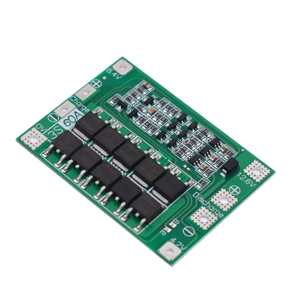 4S 60A Li-ion Lithium Battery Charger Protection Board 18650 BMS for Drill Motor 11.1V 12.6V/14.8V 16.8V Enhance/Balance