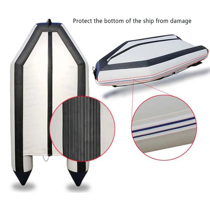Heat Weld Process Solarmarine 4 Person Air Mat Floor Inflatable Speed Boat High Quality Speed Rescue Boat for Using in Sea Water