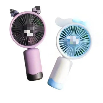 Highly Popular Hand - Held Small Mini Cooling Fan with USB Charging Function Suitable for Personal and Office Use