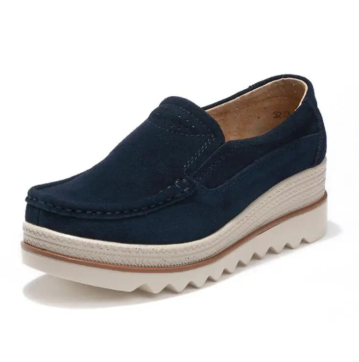 Sh10586a Height Increasing Wedge Shoes Women 2023 Lady slip on Women Shoes Casual