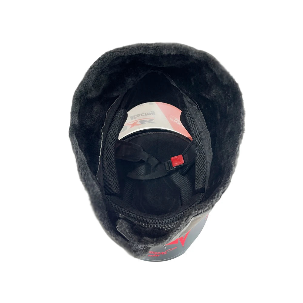 2025 NEW LA  New National Standard 3C Certified Electric Motorcycle Helmet Winter Warm Motorcycle Four Seasons Riding Helmet