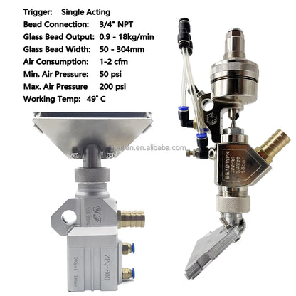 Yanfeng 24G979 Single Acting Bead Spray Gun for Road Lazer  Automatic Glass Bead Gun