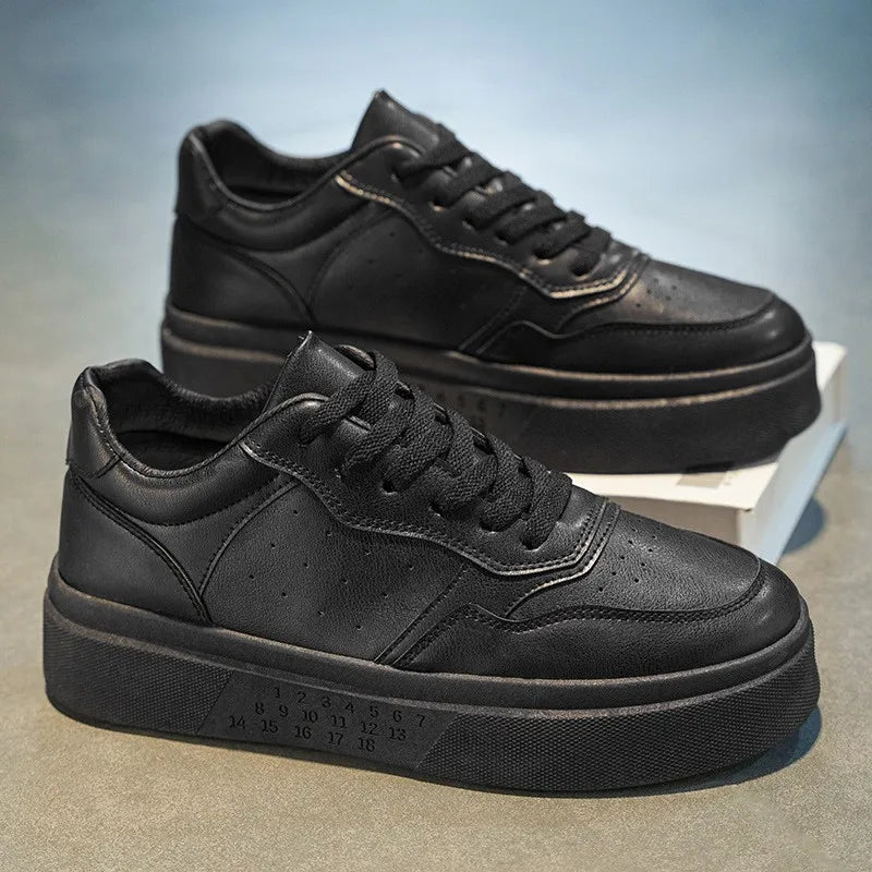 YF New Style Men's Shoes Small White Shoes Breathable and Versatile  Version Pure White Men's Sports  Leisure Board Shoes