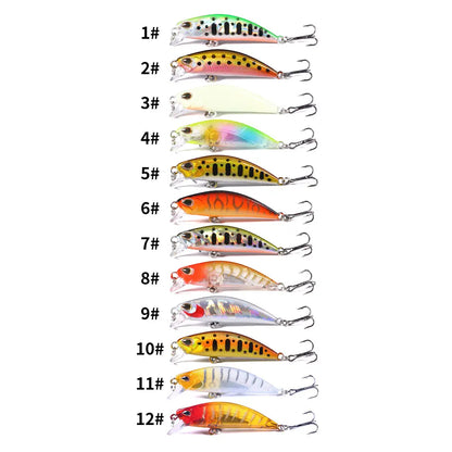 Lures Fishing Wholesale 5.8cm 5.4g Sinking Mini Minnow Lure Hard Bait Beach Pesca Bass Fishing