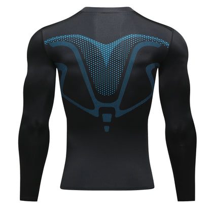 USA Warehouse 3 Pack Compression Shirts for Men Long Sleeve Athletic Base Layer Undershirt Gear T Shirt for Workout