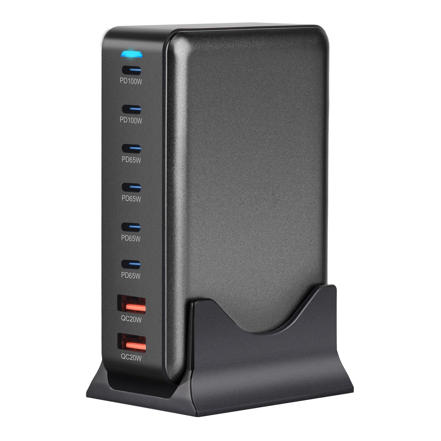 New 500w 8 Ports Gan Multi-function Desktop Charger Us Eu Uk Au Adapter Fast Charger for Laptop Mobile Phone 6C2A  Power Adapter