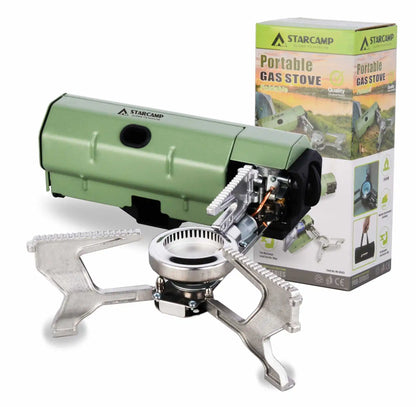 STARCAMP 2600W Portable Outdoor Camping Burner Automatic Stainless Steel Iron Butane Gas Stove Propane Fuel Split Structure
