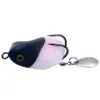 Soft Frog Fishing Lure 2.5CM 3G Double Hook Sequins Thunder Frog Rabbit Bait with Blade Tail Fishing Bait