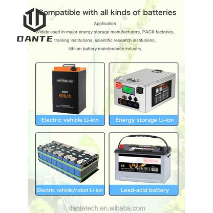 DANTE High Current 120V50A Battery Pack Aging Detection Discharge Meter Electronic Lithium Battery Capacity Tester Instrument