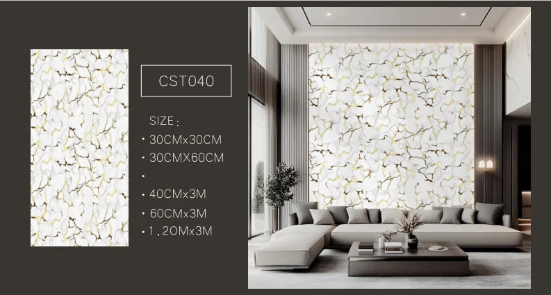 Modern Geometric Waterproof 3D Foam PVC Wall Sticker Roll Self Adhesive Peel Stick Wall Panels for Interior Home Decoration