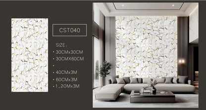 Modern Geometric Waterproof 3D Foam PVC Wall Sticker Roll Self Adhesive Peel Stick Wall Panels for Interior Home Decoration