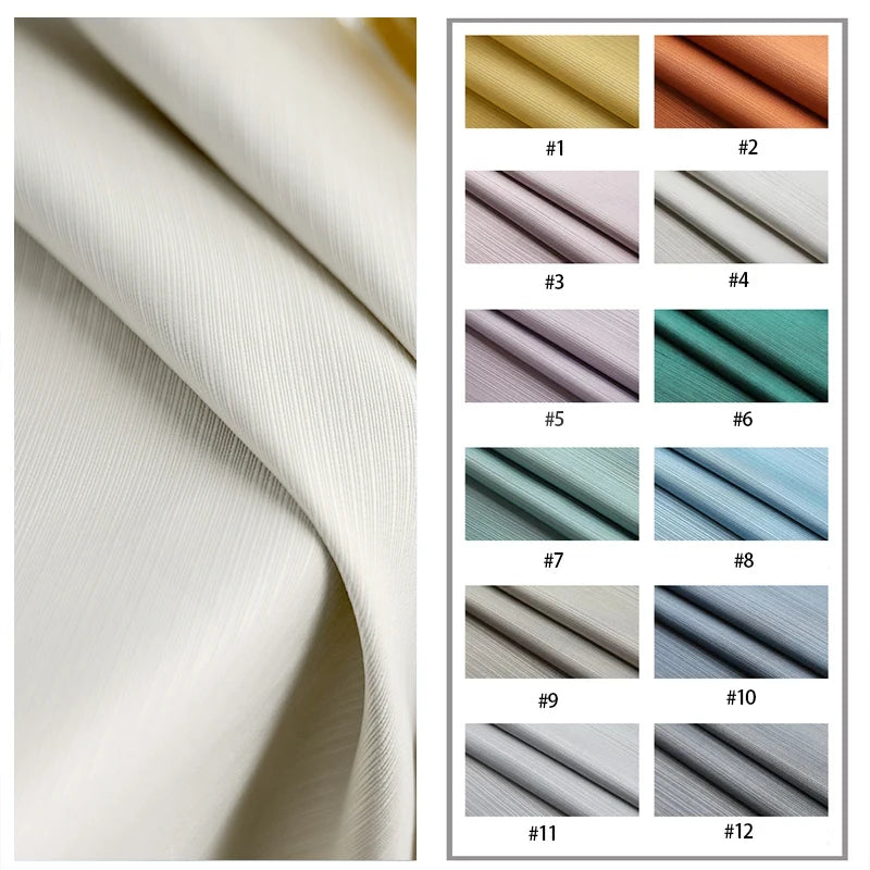 YCENTRE Modern Style Solid Color Window Treatment Curtains Thermal Insulated Curtains Blackout Curtain Drape For Living Room