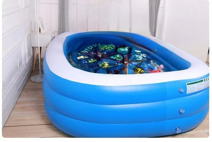 PVCAbove Ground  Inflatable Adult Kids&Adults Folding Swimming Pool for Family Summer Indoor&Outdoor Garden Waterplaying