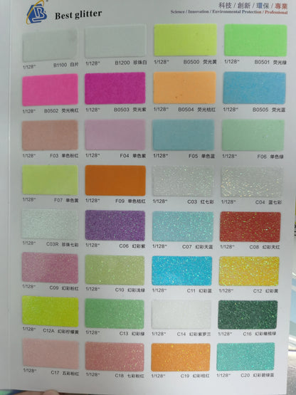 Prime Quality Wholesale PET Glitter Shapes Holographic or Iridescent Chunky Mixes Hexagon Glitter