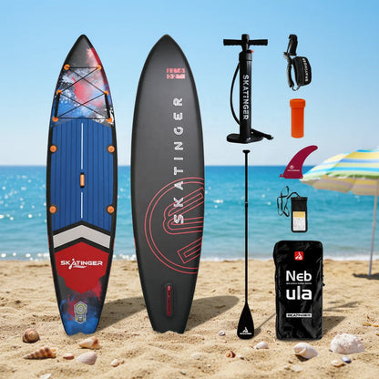Meierya Hot New Design Inflatable SUP Paddle Board Drop Stitch Technology PVC/EVA Material 1 Year Warranty for Lakes Rivers