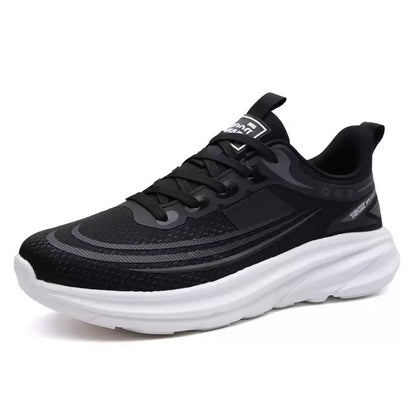 Neutral 2025 New Summer Mesh Breathable Ultra Light Shock Absorbing EVA Outsole Running Men's Student Solid Color Offset Printed