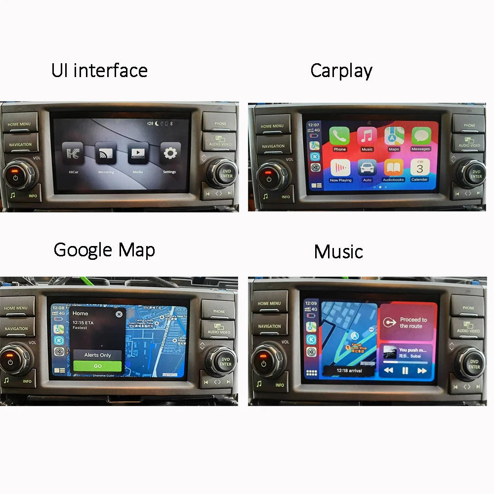 Denso Plug-and-Play Wireless Carplay Android Auto Smart Box for Range Rover Sport 2009-2012 GPS Multimedia Auto Electronics