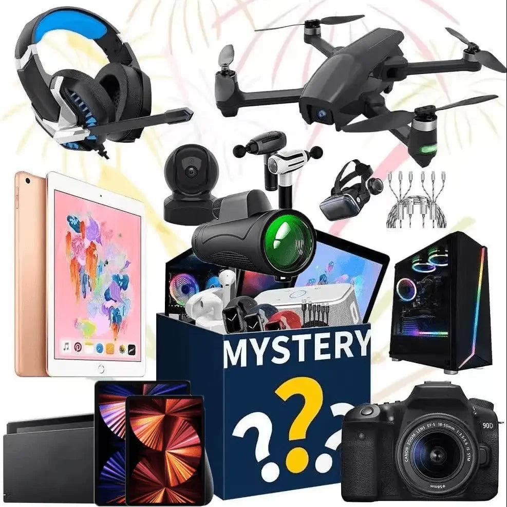 Electronics 3C Lucky Mystery Box High Quality Blind Box with 100% Surprise Novelty Smart Watch Mystery Box New Christmas Gift