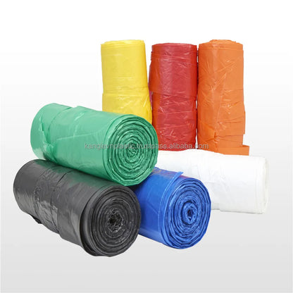 Cheap Black Trash Bags Bin Bags 10pcs Roll 50x70 70x90 80x110 90x120 110x120 Star Seal Bottom Household Garbage Bags Hot Sale