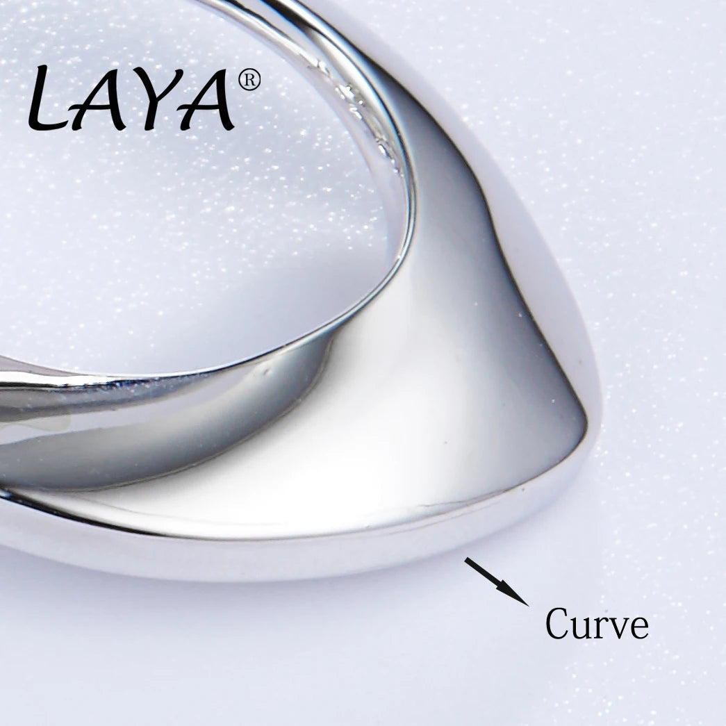 LAYA Drop Earrings For Women Mother's Day Oval Shape Personalized Design 925 Sterling Silver Original Luxury Jewelry 2022 Trend