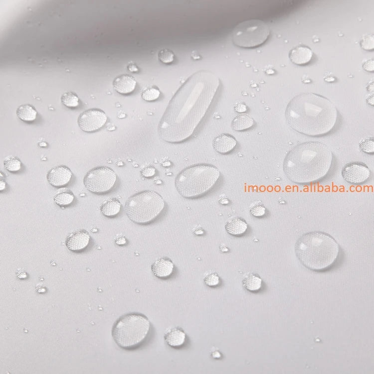 Factory Price 280x200CM White Shower Curtains Liner Waterproof Thicken Bath Curtain Solid Polyester Home Bathroom Accessories