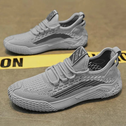 YF Men's New Breathable Shoes Men's Korean Version Versatile Thick Sole Small White Shoes Sports and Casual Board Shoes