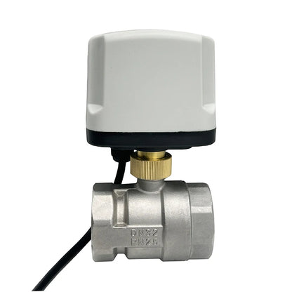 1/2" 3/4" 1" 1-1/4" Stainless Steel Electric Motorized Ball Valve 220V 12V 24V 3-Wire 2-Control for Water High Big Torque Motor