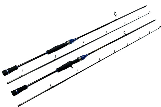 YJTY57 6'6'' Two-Section Seawater Fishing Rod Spinning Casting Rod for Lake and Stream Fishing by PDG ibma