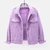 TTT-9539-T-Chaqueta Mujer Veste Femme New colorful plus-size Women Plus Size Jean Jacket Ladies Denim Coats Women Jackets