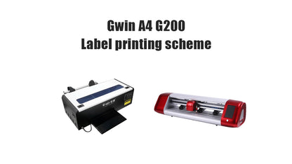 Print Machine Vinyl Water Based Ink Printing Machines A4 Size Digital Label Sticker Print Machine