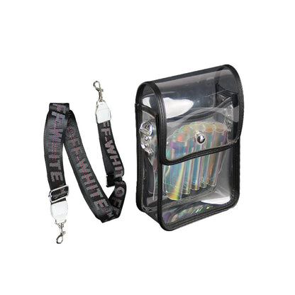 clear Jelly PVC Salon Barber Scissor Bag Transparency Scissors Pouch Barber Hairdressing Waist Bag Professional Grooming PVCtool