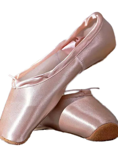 EU in Stock Wholesale Women's Professional Satin Soft Ballet Shoes Ballet Practice Shoes
