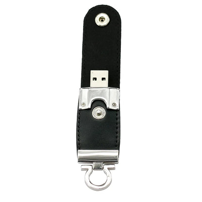 Pendrive 256GB USB Flash Drive Leather with Metal Keychain 64GB 32GB 8GB Business Usb Memories Disk 128GB Pen Drive Memory Stick