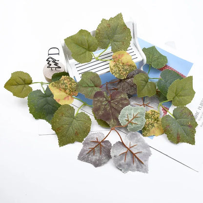 30/100 pcs Silk Maple Leaf Wedding Bridal Accessories Clearance Christmas Home Decoration Diy Gift Artificial Plants Wholesale