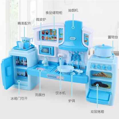 Faction Other Pretend Simulation Cook Girl Play House Tableware Set Kids Kitchen Play Set Toys