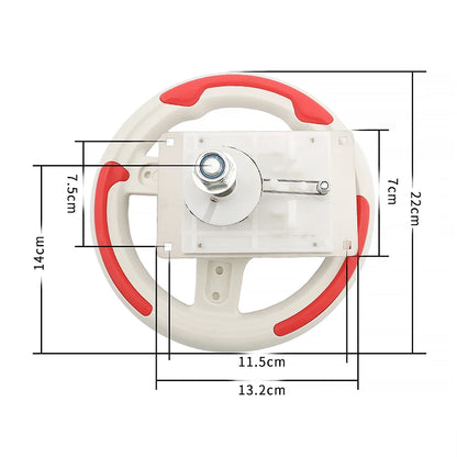 Plastic Steering Wheel Children Coin Operated Video Arcade Outrun Electronics Racing Simulator Car Driving Game Machine Kids