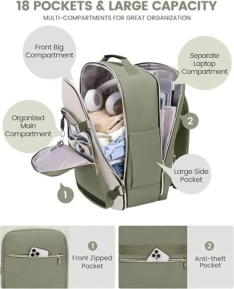 Cross-Border Color-Block Multi-Piece Set Oxford Waterproof Backpack Large Capacity for Business Trip Carry-On Luggage Laptop