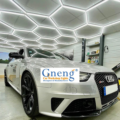 Direct Sale Super Bright Honeycomb Ceiling Light Workshop Light Garage for Detailing Studio Lighting