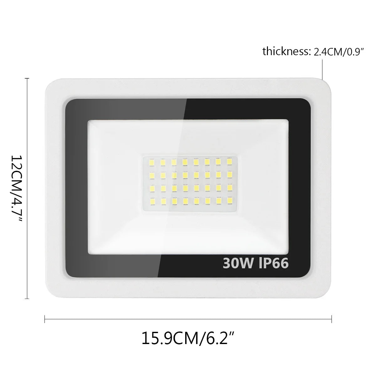 2 Years Warranty DOB Ip66 175-265v Outdoor Led Floodlight Smd 10w 20w 30w 50w 100w 150w 200w 300w Led Flood Light